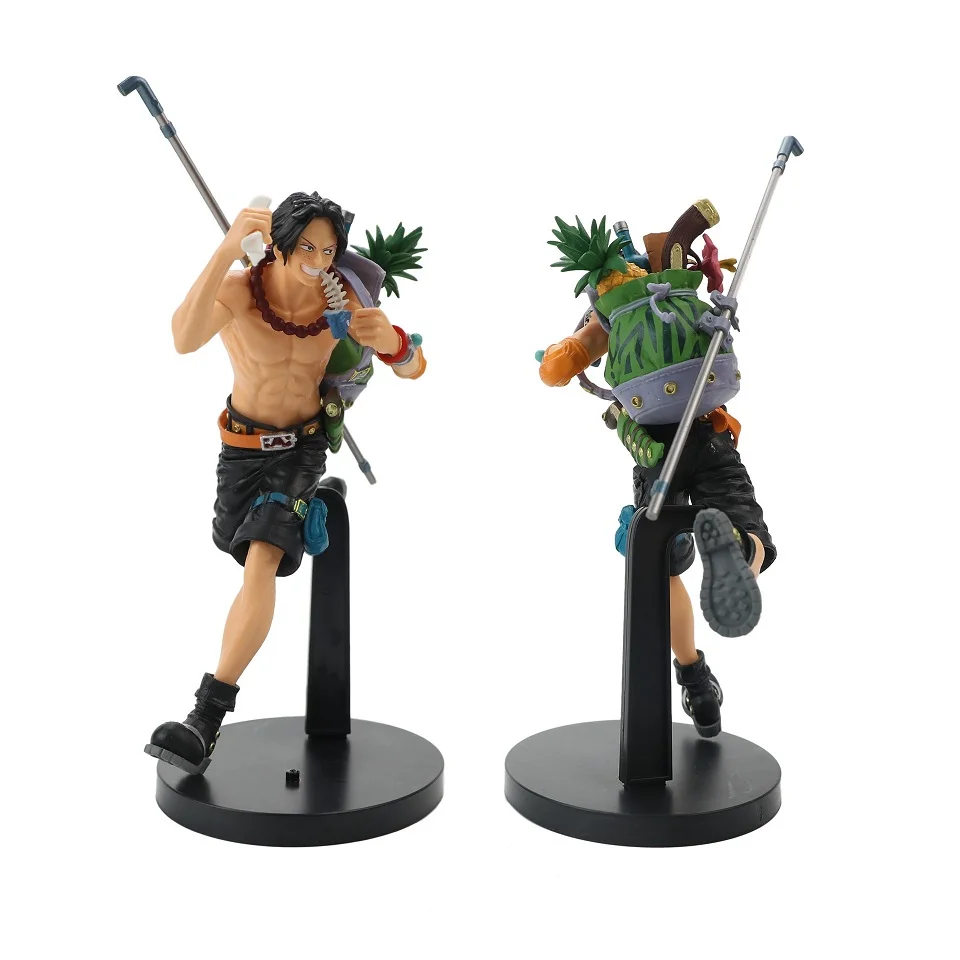 Heroes 1 Piece Portgas D Ace Monkey D Luffy Roronoa Sabo Collectible Action Figure Model Toy