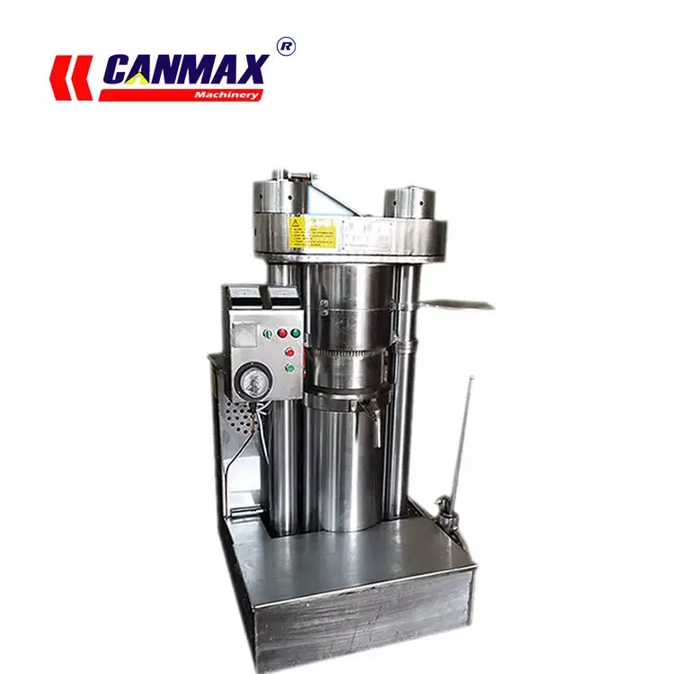 Canmax Manufacturer Herble Cake Return 500Kg/H Must Cold With Wooden Hydraulic Oil Press Machine