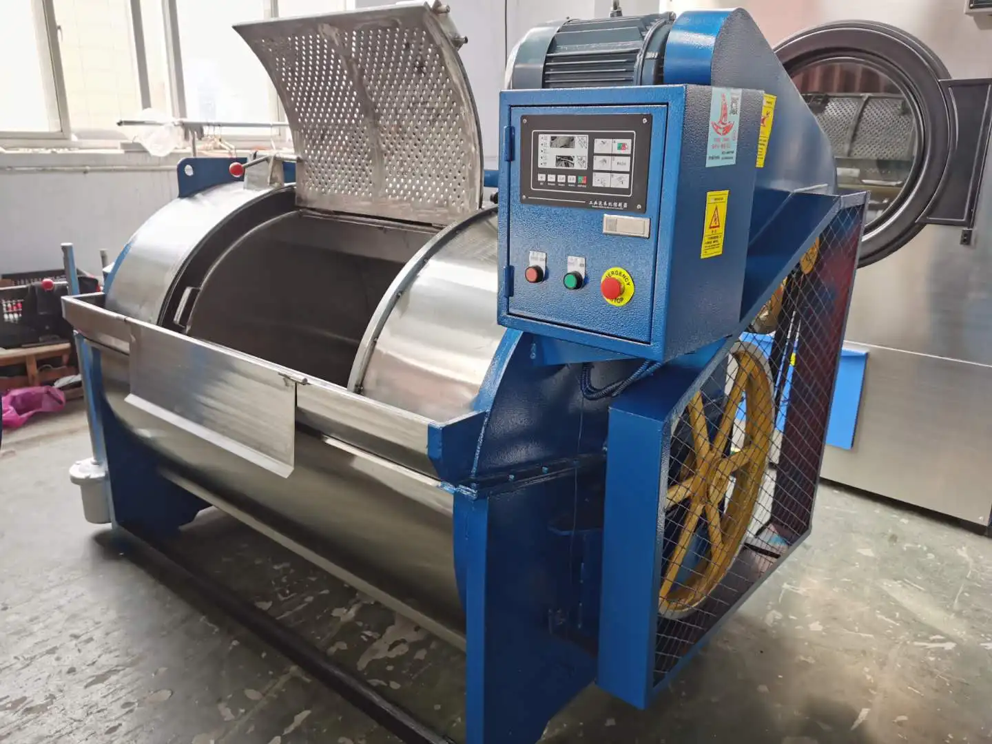 semi-auto 200kg industrial washing machine for jeans