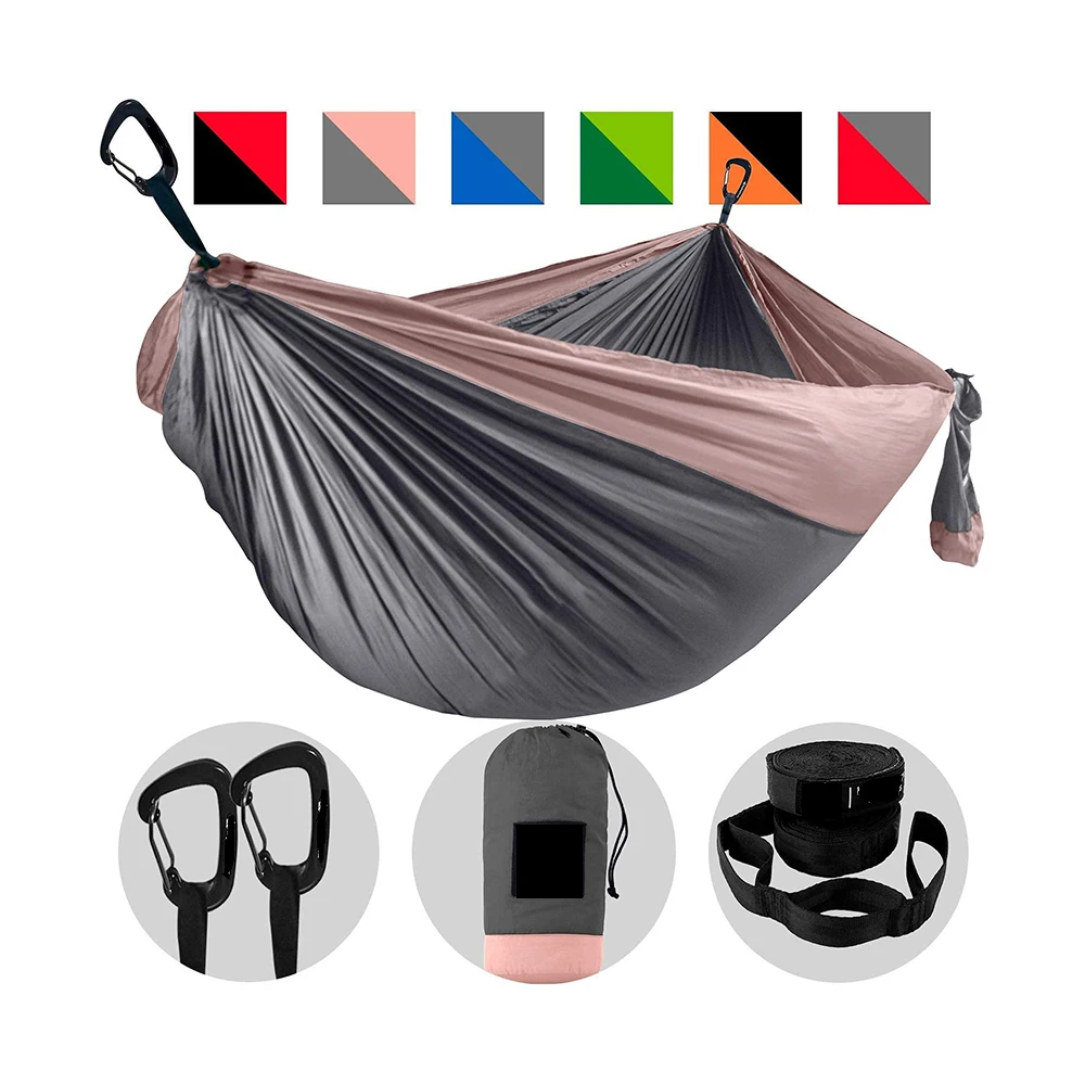 Hamac Heavy Duty 2 человек 4 Сезона Кемпинг кровать Hamak Sandalye быстросохнущая легкий вес пеший Туризм Гигантские Воздушные отдых