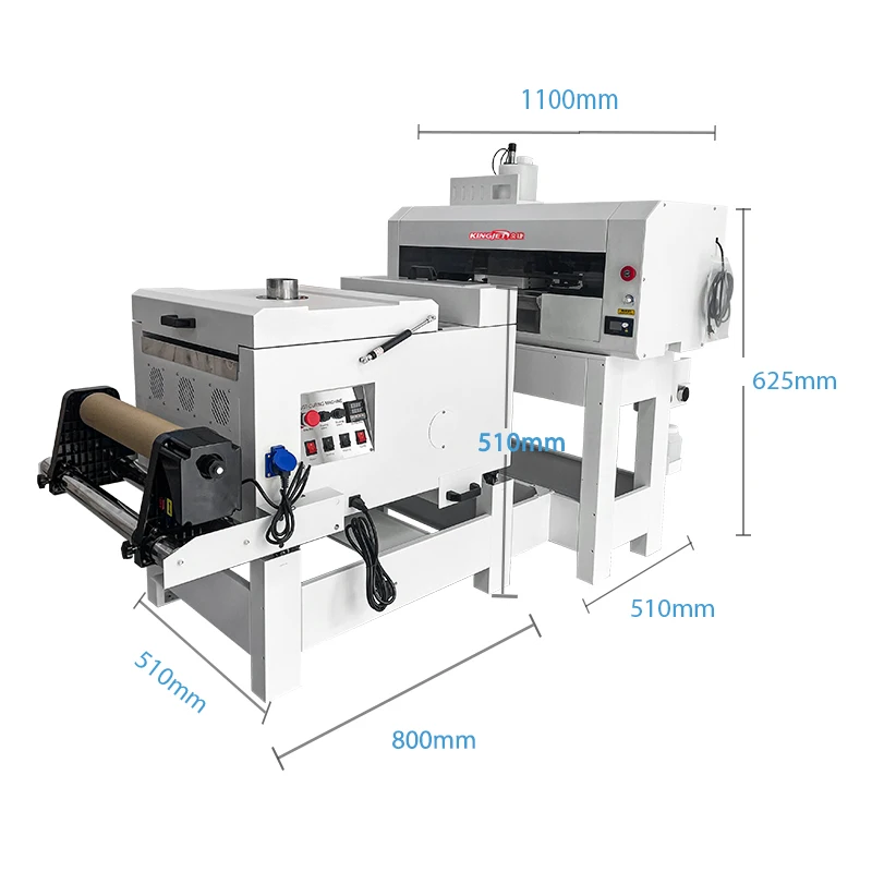 Kingjet Printer With Cheapest A3 24Inch Film Dt Sticker Printers Ink T-Shirt Starter Kit Set Dtf Printing Machine Mini