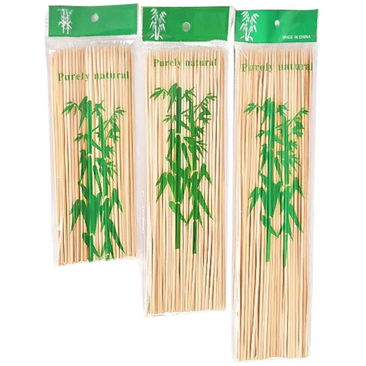 
Shish Kabob Barbecue Bbq Tools Natural Wholesale Bamboo Skewers Sticks 