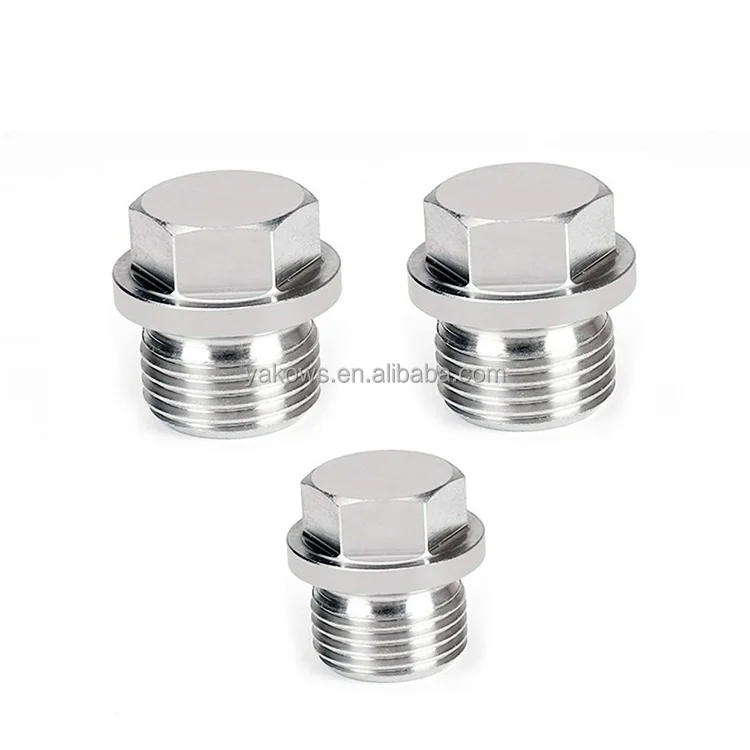 Прямые продажи с фабрики M6 ~ M36, нержавеющая сталь, Pip, масляные заглушки, винты с шестигранным фланцем, резьбовые винты
