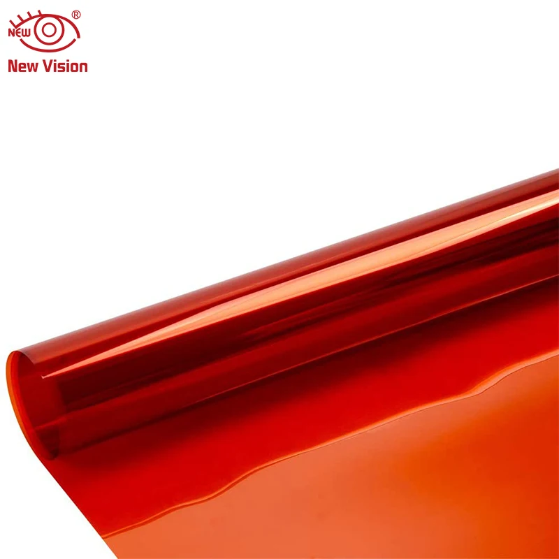 Self-Adhesive PET Colored Transparent Glass Decorative Window Tint Film