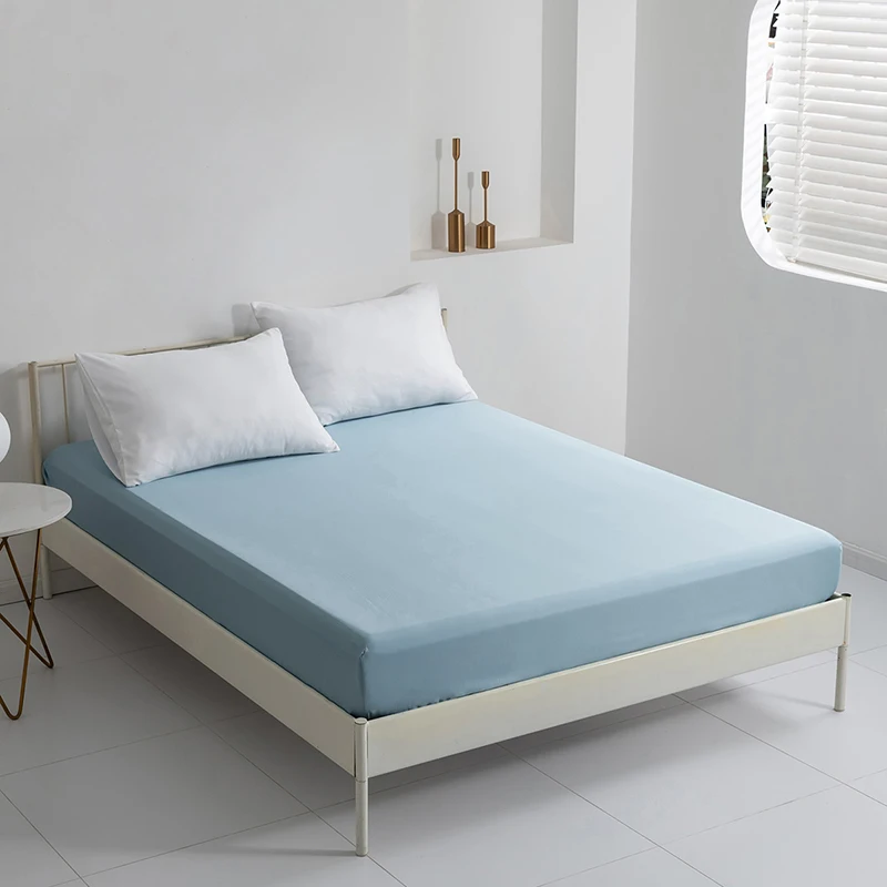 Wholesale Cheap Polyester Sheets Bed Sheet King Queen Size Bedsheets Bed Linen Fitted Sheet Pillowcases 3pcs Bedding Set