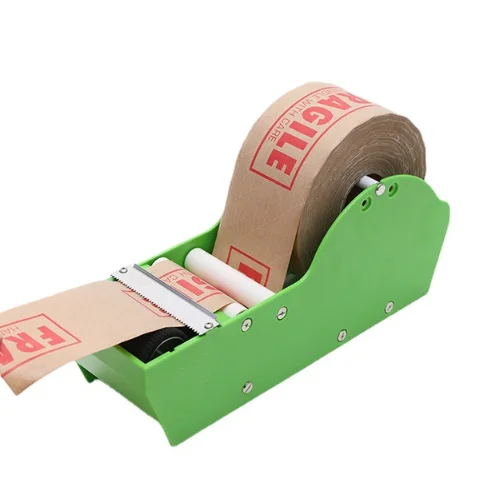 Green Gummed Kraft Paper Tape Dispenser Easy To Use