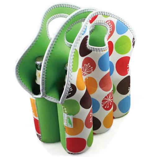 High quality Neoprene Wine Cooler Sleeve Neoprene Waterproof Insulator Carrier Bag