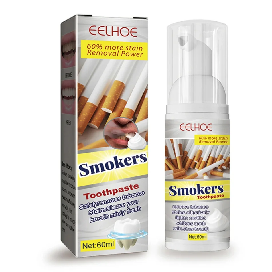 Smokers Toothpaste for Stain Removal and Fresh Breath