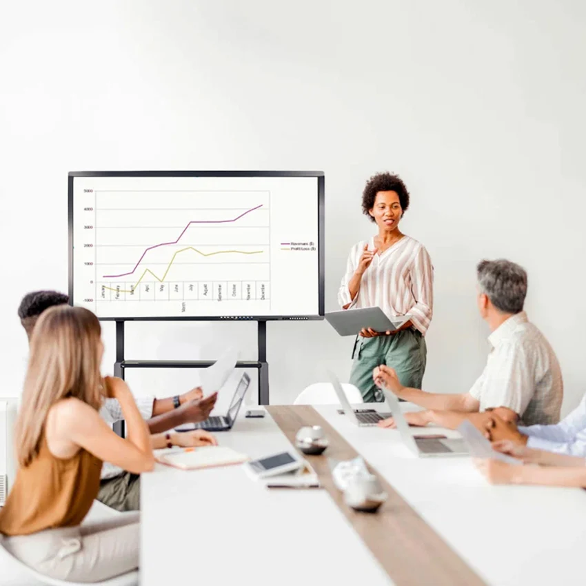 4K Android/win 65 inch Interactive Smart board Multi Touch Screen Interactive Whiteboard Computer