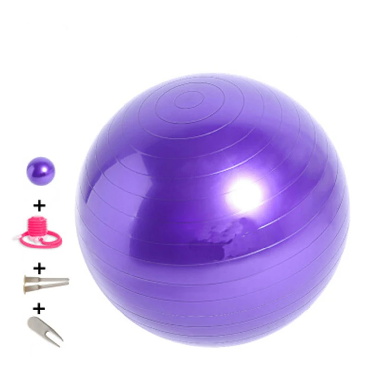 
Multi color custom pvc weighted balls non toxic tasteless custom yoga ball 75cm 