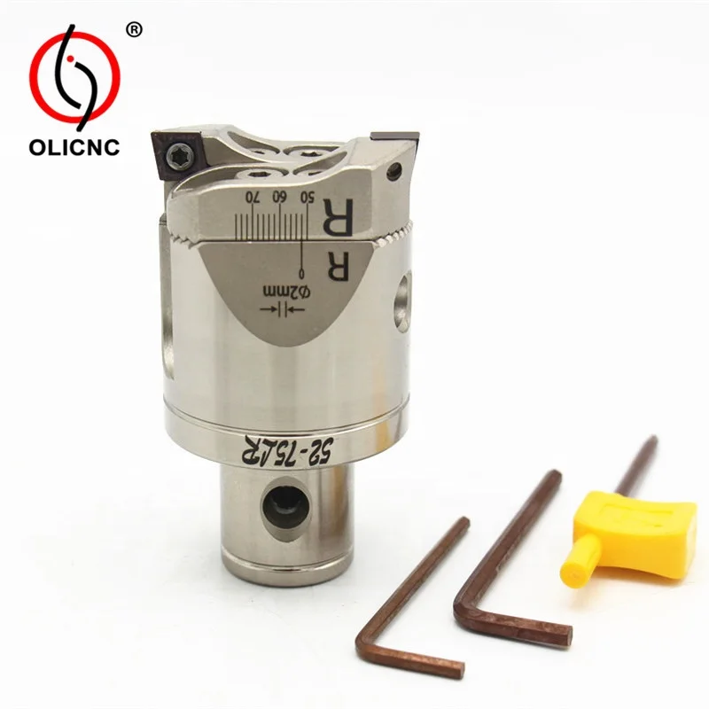 Machine Tools RBA Indexable Twin-bit Rough Boring Heads RBA52-75LA-C Boring Head for CNC