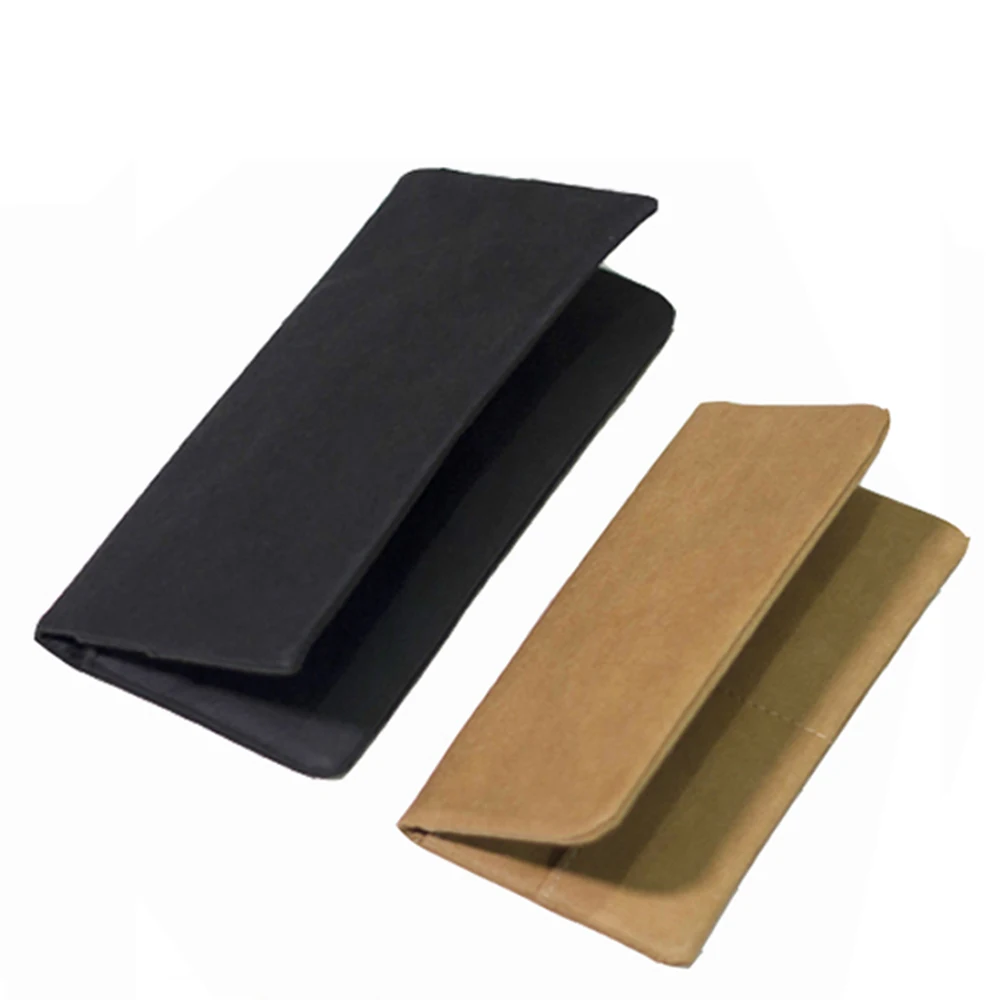 Washable tear proof kraft paper certificate card bag Holders Money Clips Mens wallet