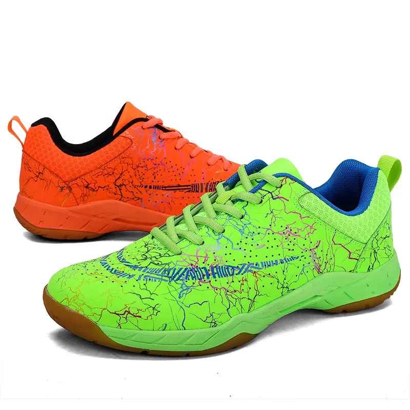 
OEM High Quality Professional Microfiber Breathable Professional Men And Women Tennies Badminton Shoes 