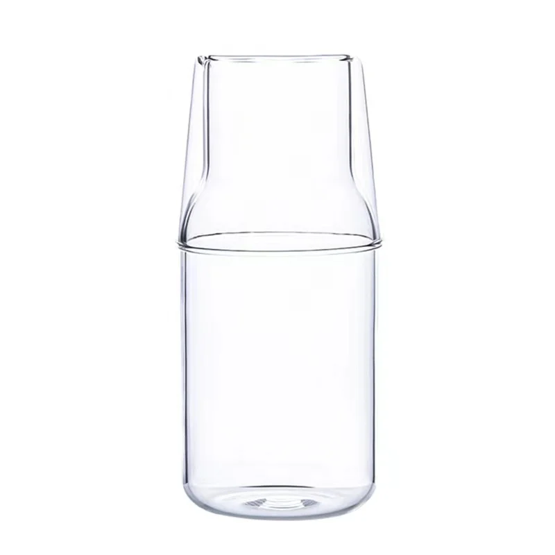 Transparent glass a pot a cup set   home glass juice drink cup   office glass cold water bottle set