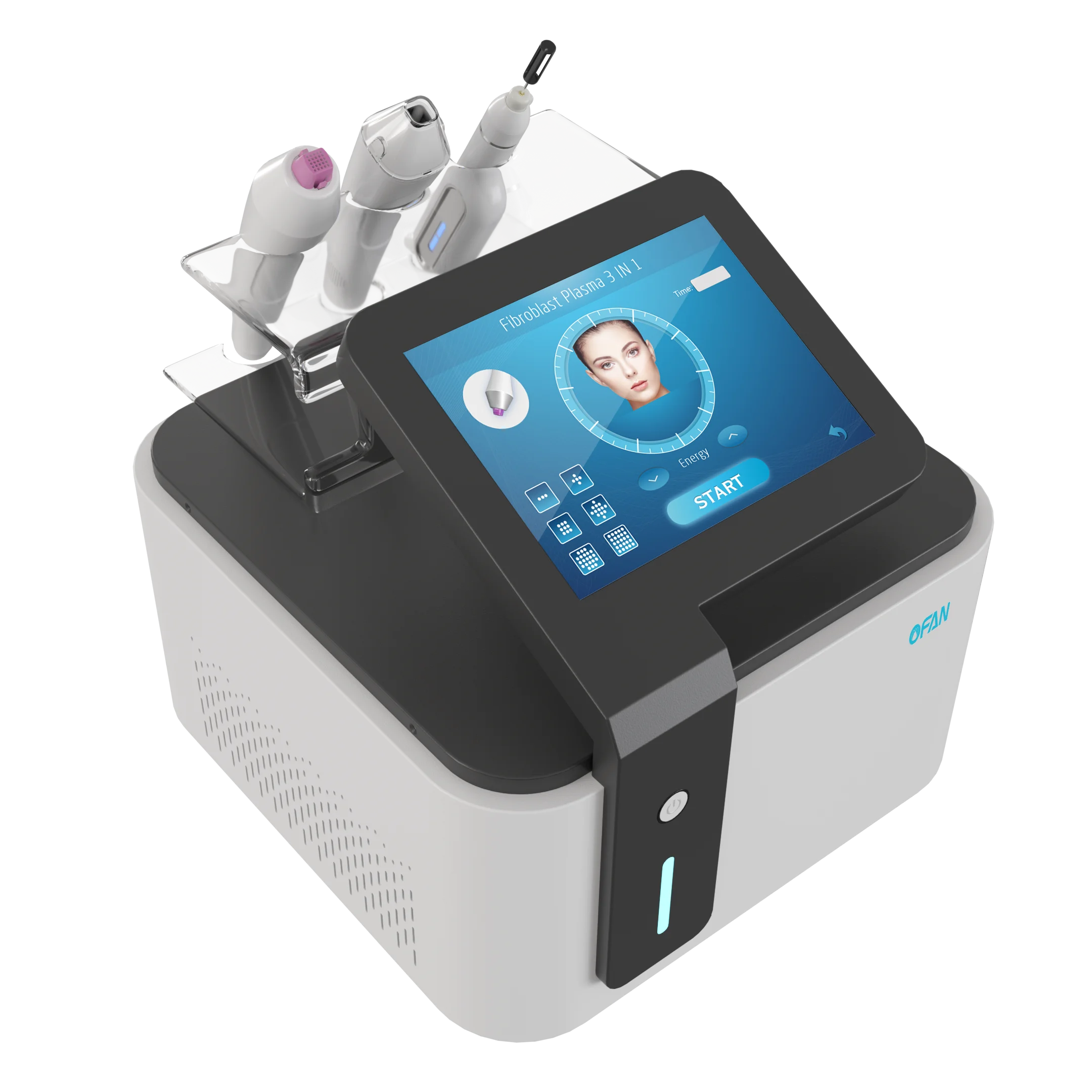 Dropshipping 3 in 1 fractional plasma / acne removal ozone plasma shower / eyelid lift jet plasma pen beauty machine