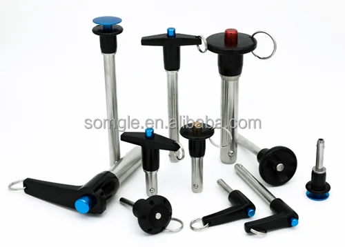 Stainless Steel Push Button Handle Quick Release Ball Lock Pin