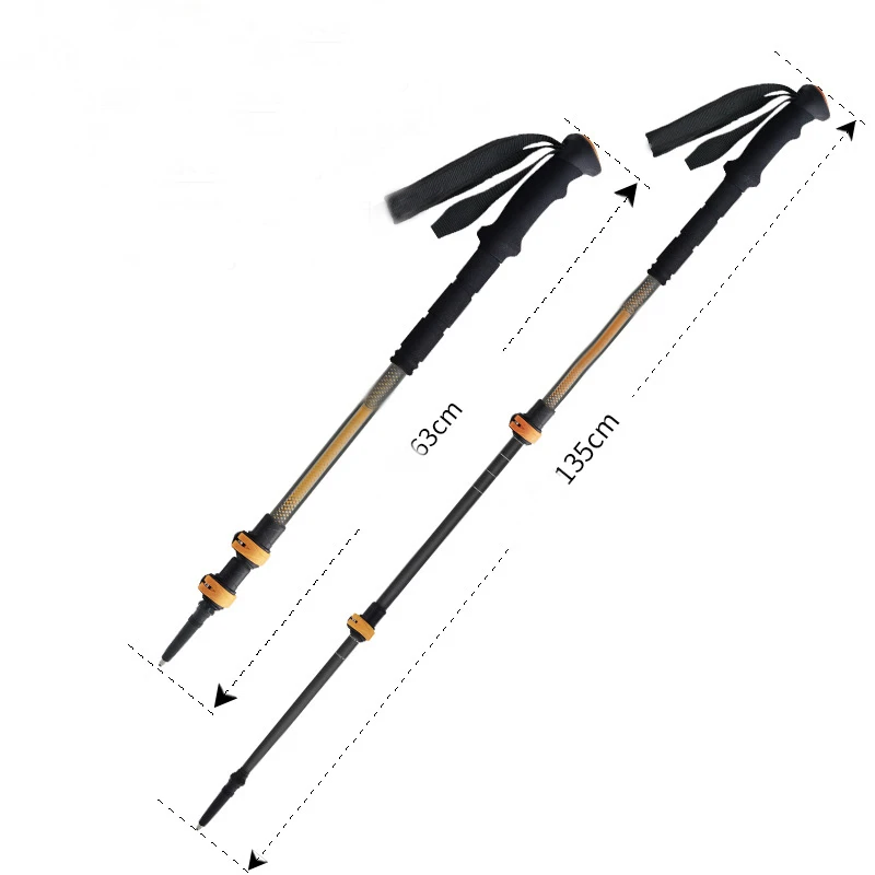 Entai hiking walking multifunctional trekking pole ultralight backpacking tent anti-skid outdoor walking stick outdoor wood