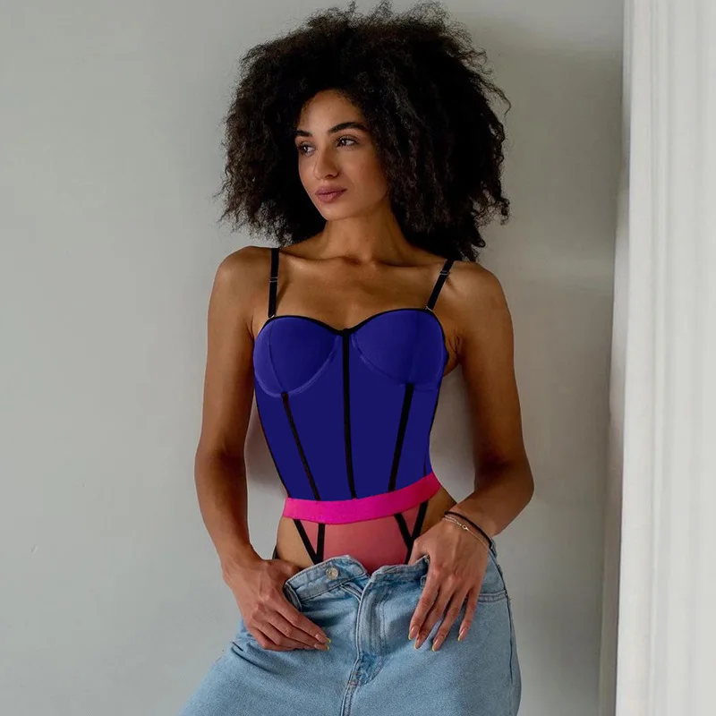 Dropshipping Deep V Sexy Skinny Sling Tank Top