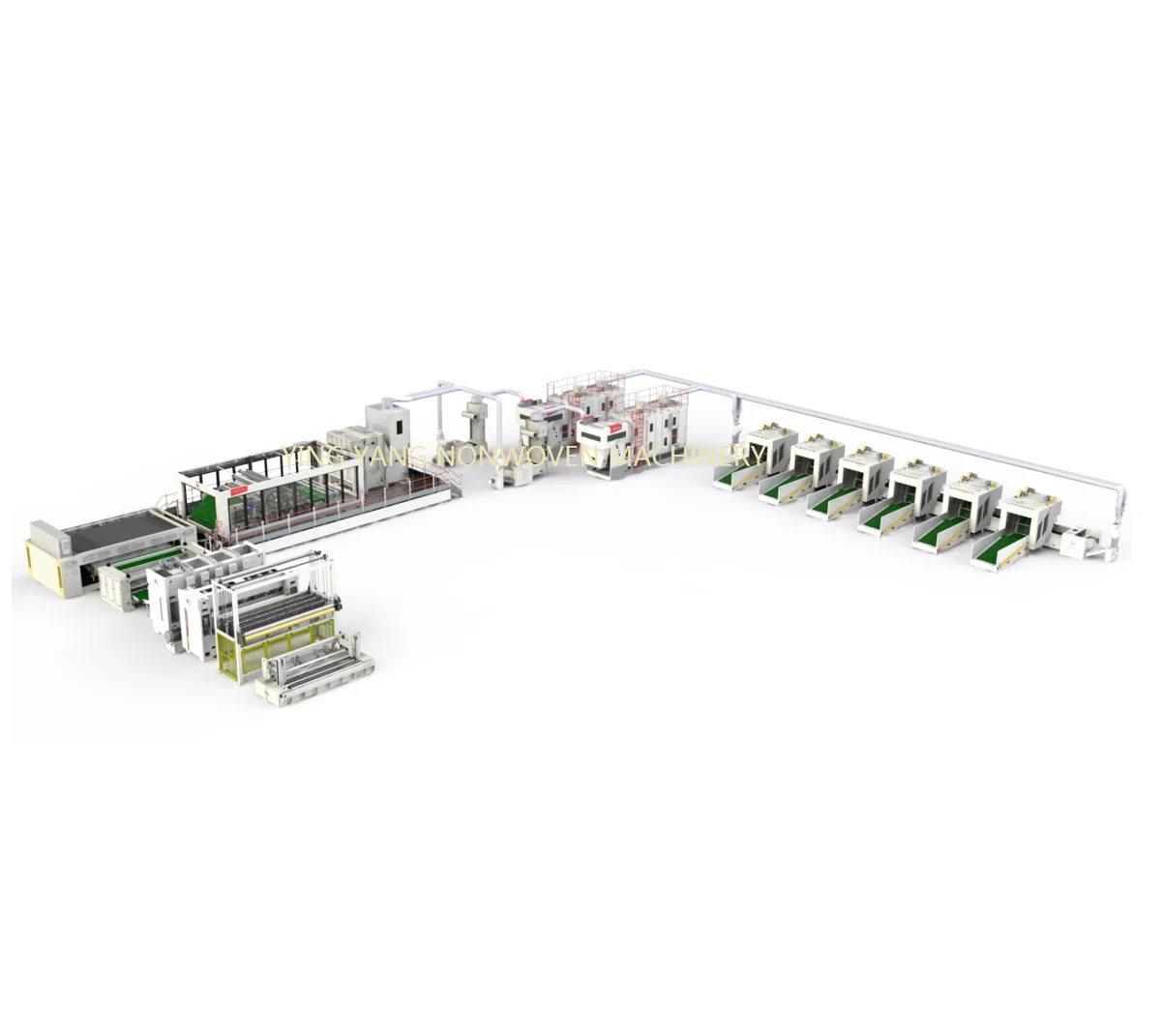 Ying Yang needle punched wool felt nonwoven production line needle punching machine fiber opener cross lapper machine