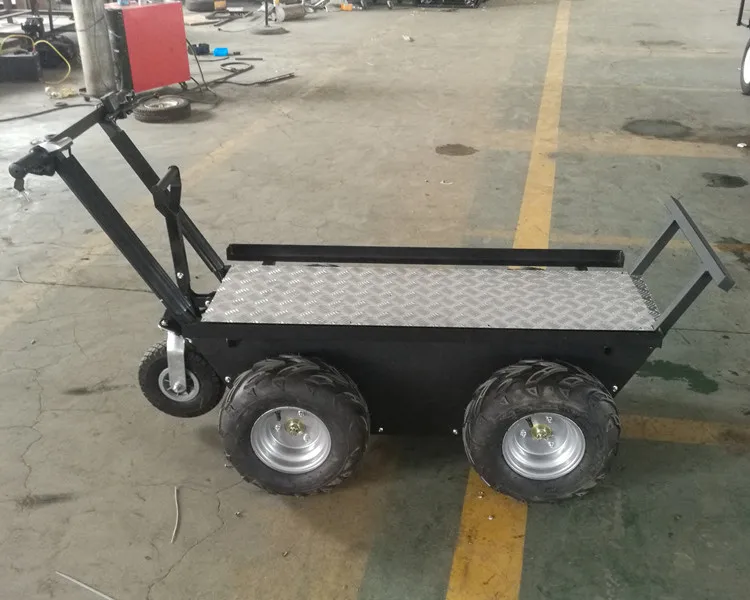 4 wheels 4x4 mini electric dumper/ 4wd mini dumper truck with good price