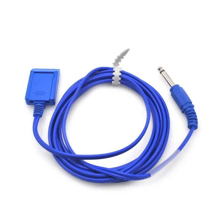 hot selling Patient return Plate cable diathermy cable Grounding pad cable for electro surge