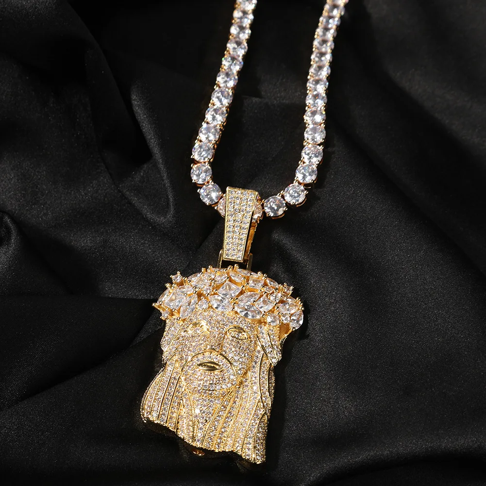 Customized Pharaoh Jesus Avatar Iced Out Real S925 Silver 9k 10k 14k 18k Gold Yellow White Moissanite Diamond Pendant