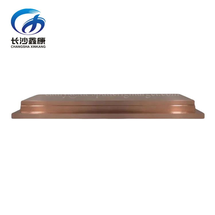 Copper Target 99.9999% Pure Metal Copper Cu OFHC Backing Plate for Semiconductor