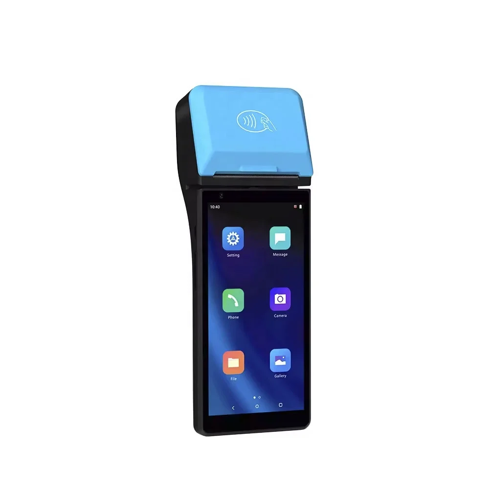 Android 11 GMS Certified smart NFC card reader restaurant Mobile Pos Terminal 4G Handheld pos offline machine for card payment