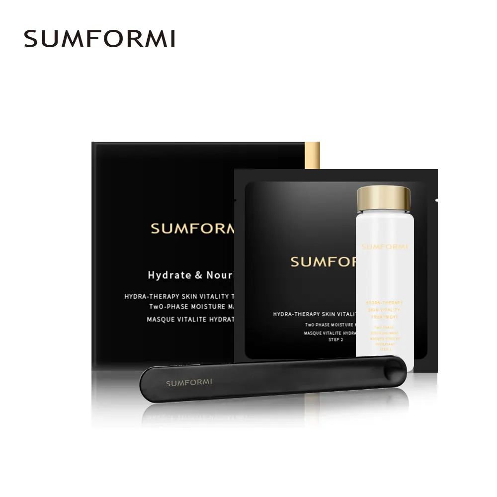 Sumformi Wholesale Facial Mask Powder Oxygen Cosmetic Whiten Collagen Essence Clay Jelly for Face & Body Inspired Volcanic Soil