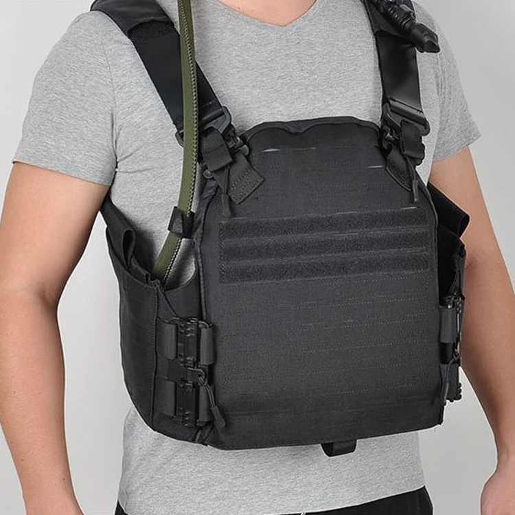 OEM Tactical Military Vest, Police Airsoft Laser Cut Combat Assault Plate Carrier Weight Vest/