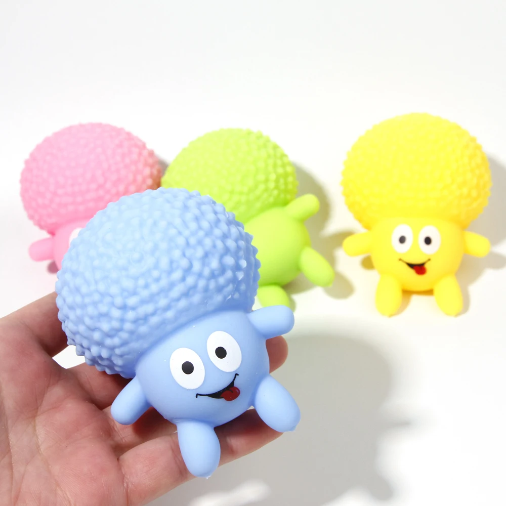 Novelty Squishy Big Head Doll tpr squishy Durian Baby Toy Reduce Stress Soft Squeeze Toys For Adults