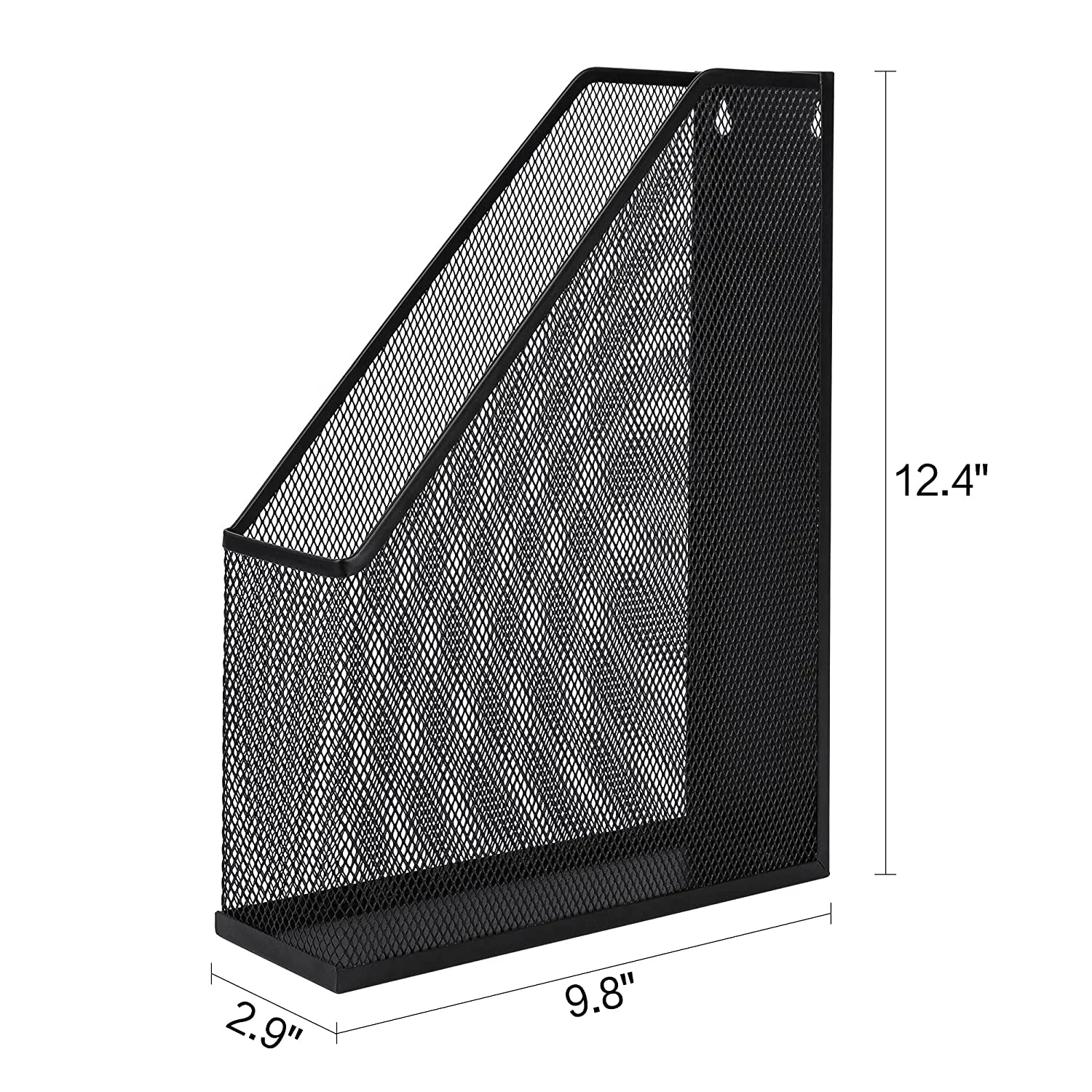 Single Vertical Compartments Office Desk Organizer Mesh Document Magazine File Holder