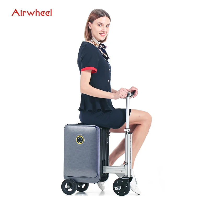 Airwheel High Quality Travel Airport suitcase with SE3S aluminium trolley case spinner wheels Carry On Hard Shell Luggage
