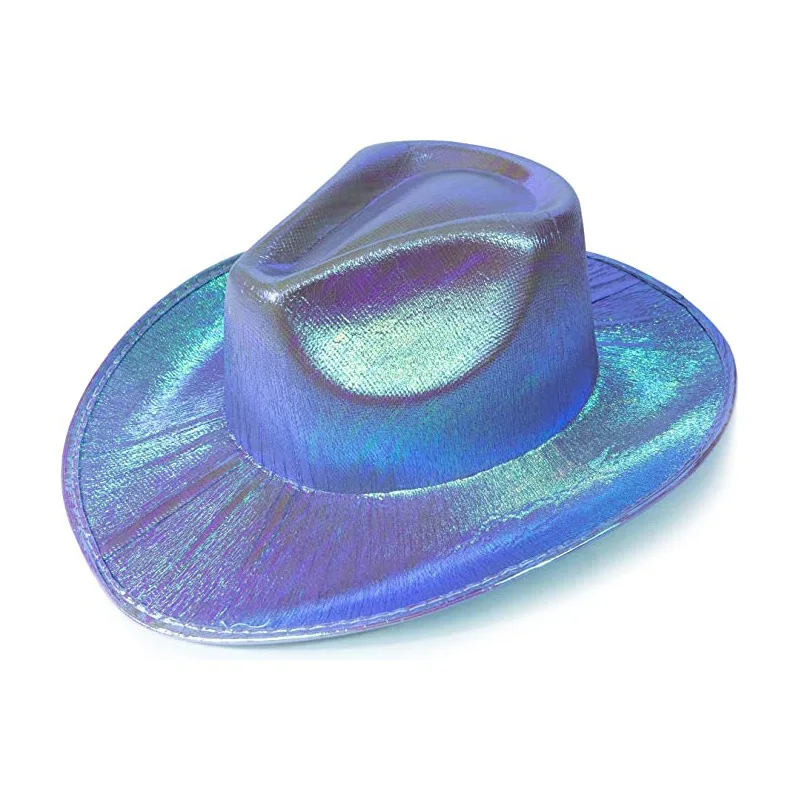 Pink Cowboy Hat,  Cowgirl Hats  Cowboy Hat with Pink Heart Glasses,   for Halloween Carnival Bachelorette Disco Birthday Party