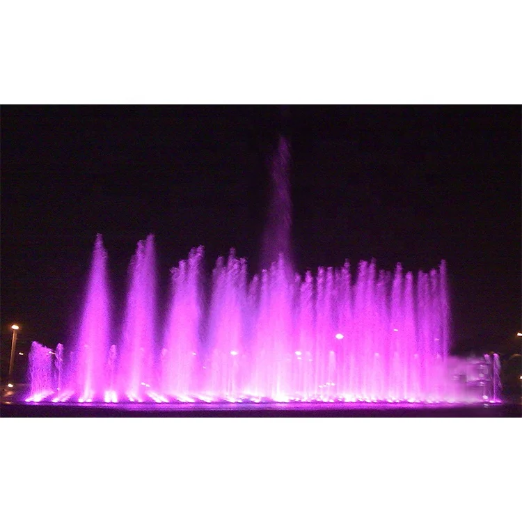Fashion works Outdoor Interactive Water Dancing Dry Floor Deck Music Fountain for Plaza Mall