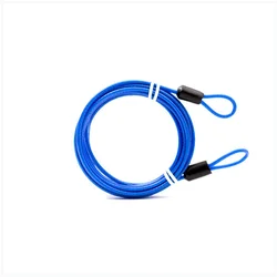 Bicycle Security Loop Cable Lock Scooter Guard Bike Motorcycle Helmet Protector Anti Theft Steel Wire Rope Locks