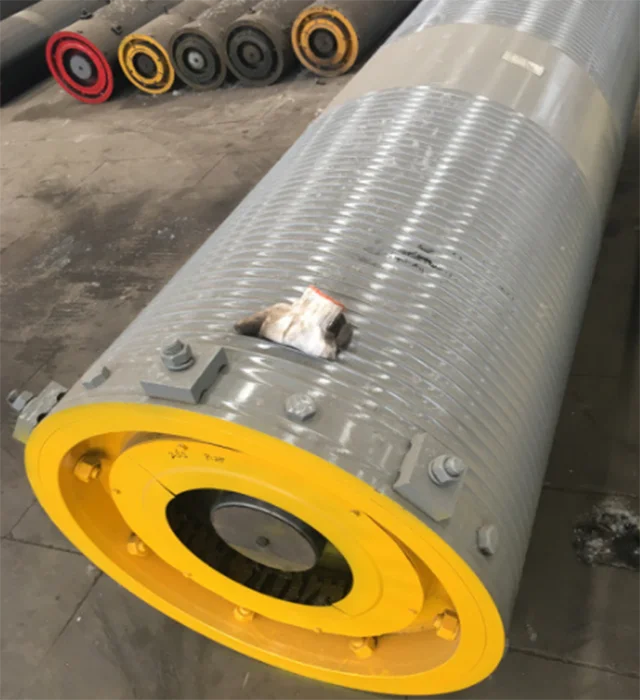 Match Different Wire Rope Crane Wire Rope Drum For Double Beam Crane