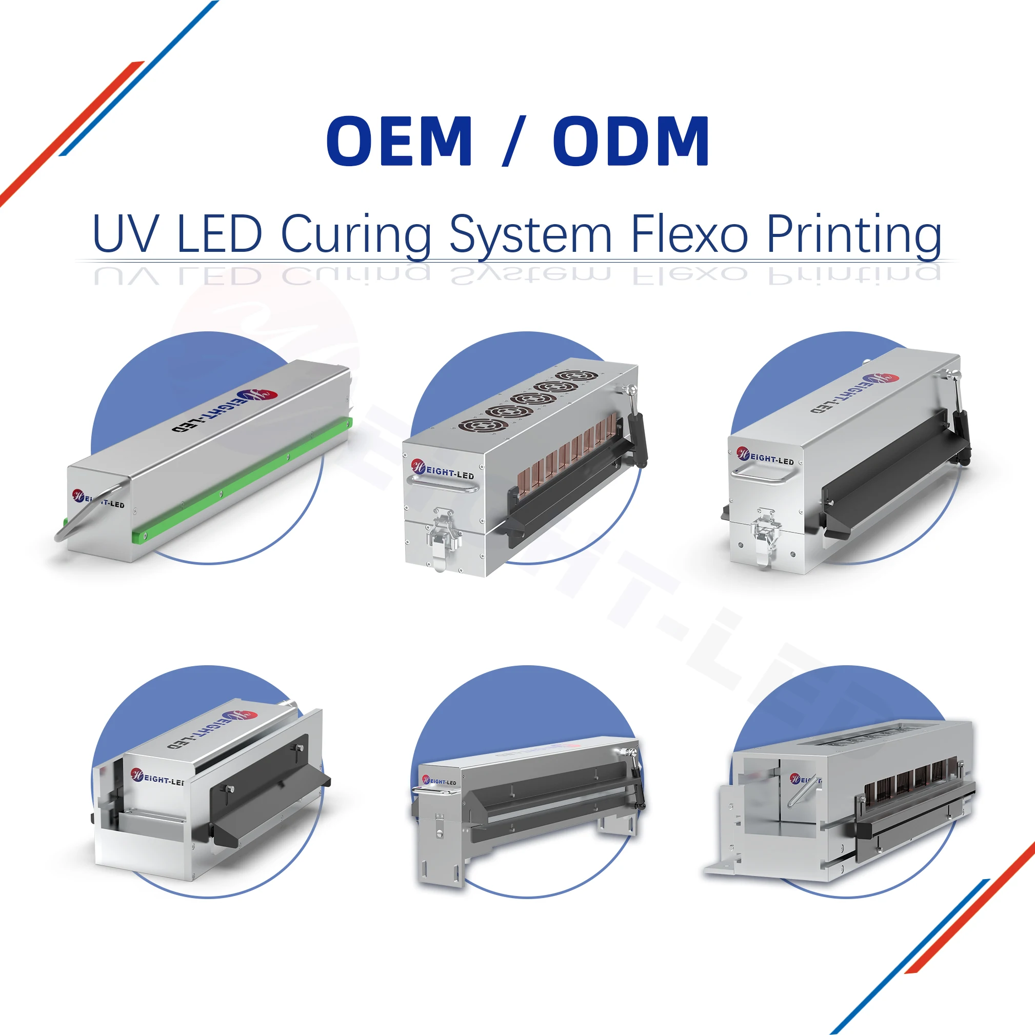 Smart UV LED Flexo Curing System with Automatic Width Detection for Consistent Ink Curing