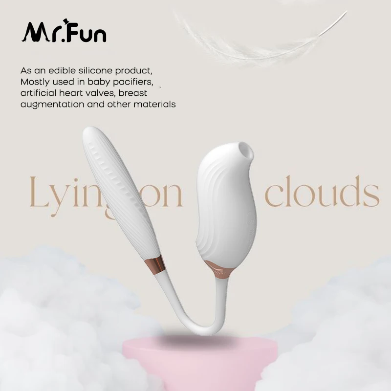 Safety Soft Glue Vaginal Sucking G spot Clit Clitoris G-spot Sucking Vibrator Female Masturbator