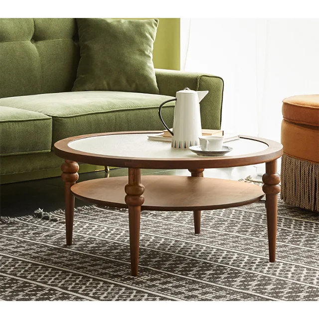 Wooden Coffee Tble Small Round Table For Living Room