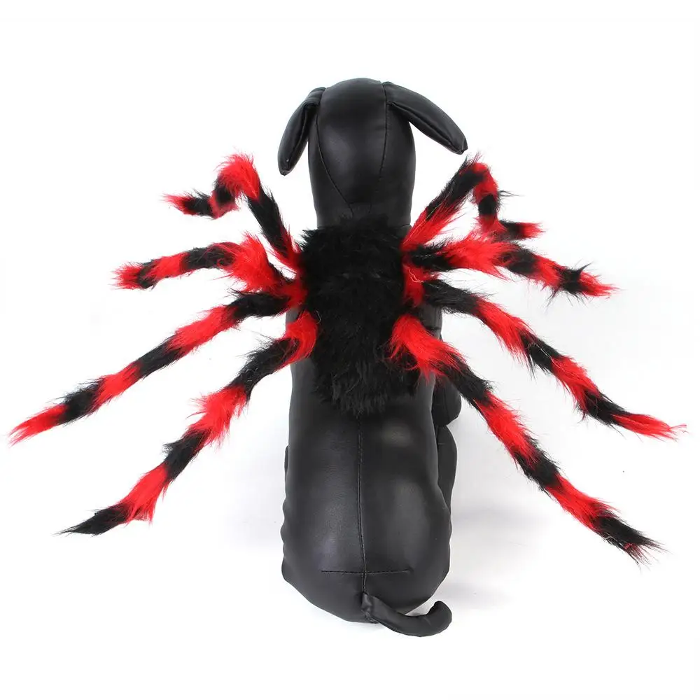 Pet Spider Costume - Halloween Spider Costume for Cats and Small to Medium Dogs Halloween Party Dress Up Festival Decoration Cos