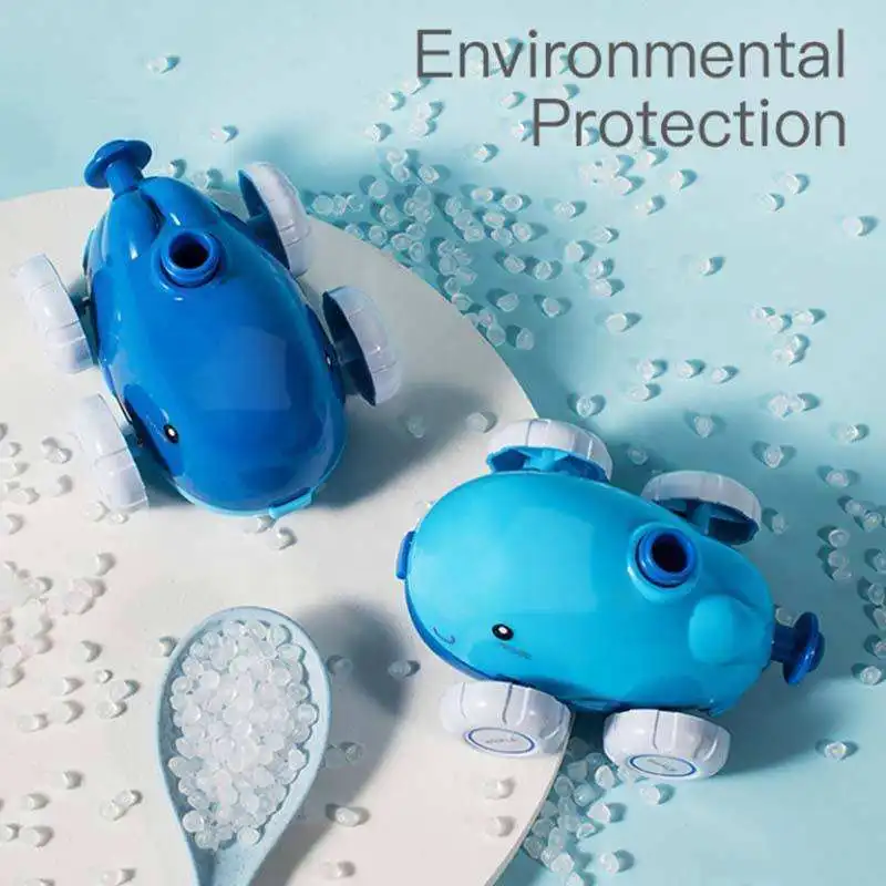 2024 Cute Animal Simulation Dolphin Air Balloon Powered Car Aerodynamic Car Stem Toys For Kids