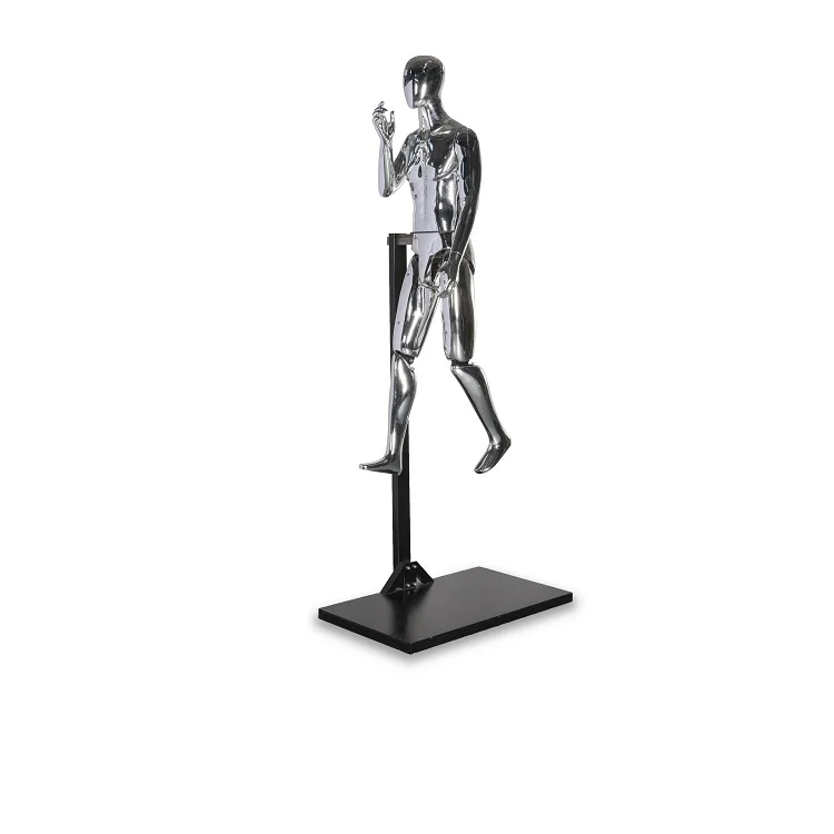 Walking Mannequin Male Mannequin Full Body Fiber Glass Men Stand Robot Mannequin
