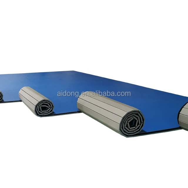 AIDONG tapi tatami roll out bjj mat plastic rolling up judo jiujitsu karate sambo roll mma muay thai mats