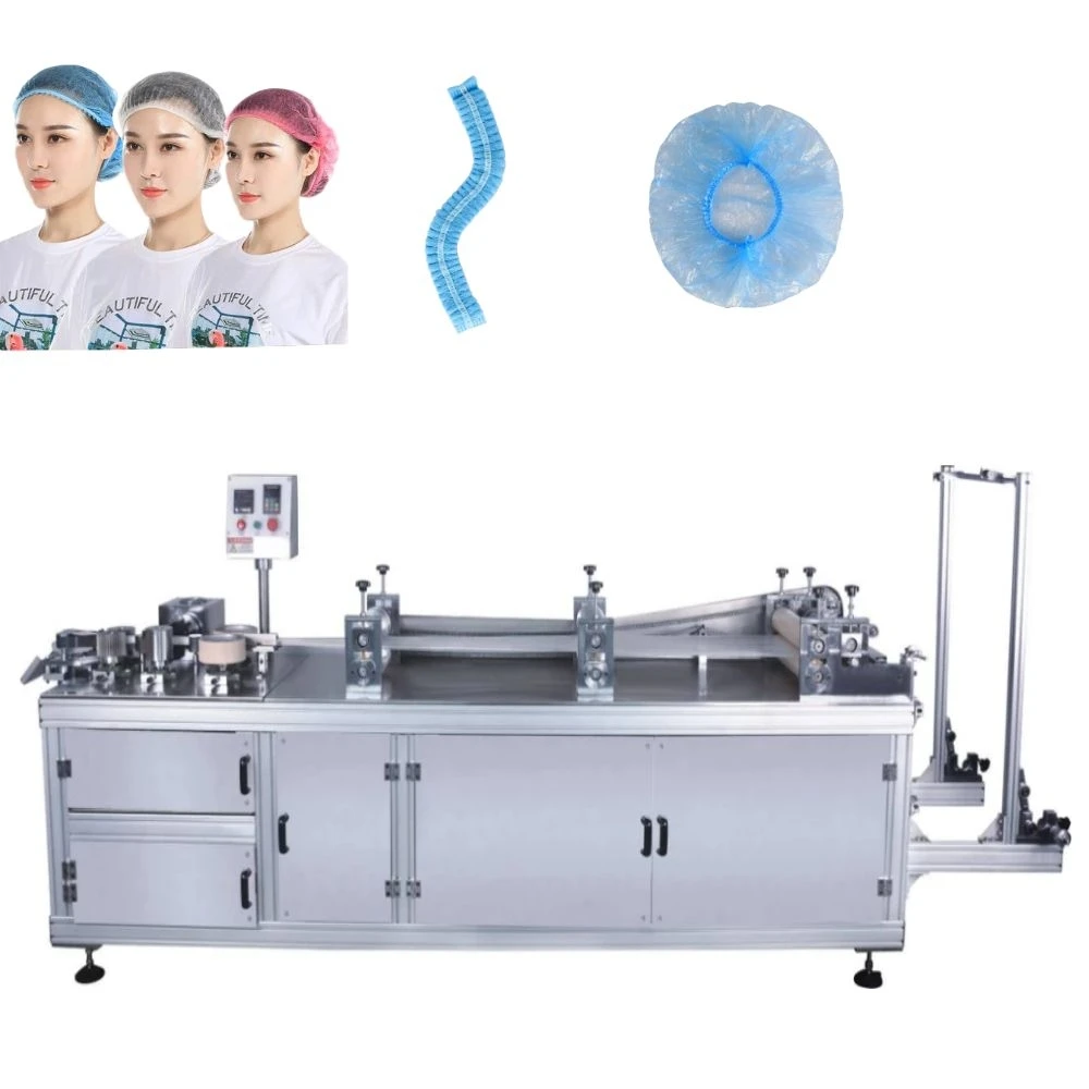 Душевая хирургическая швабра, сестринская пластиковая автоматическая Нетканая машина для изготовления нетканых колпачков