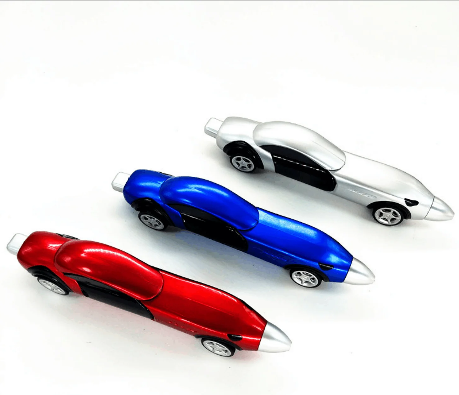 Novelty Design Car Shape With door opened Advertising logo pen kids toy pen