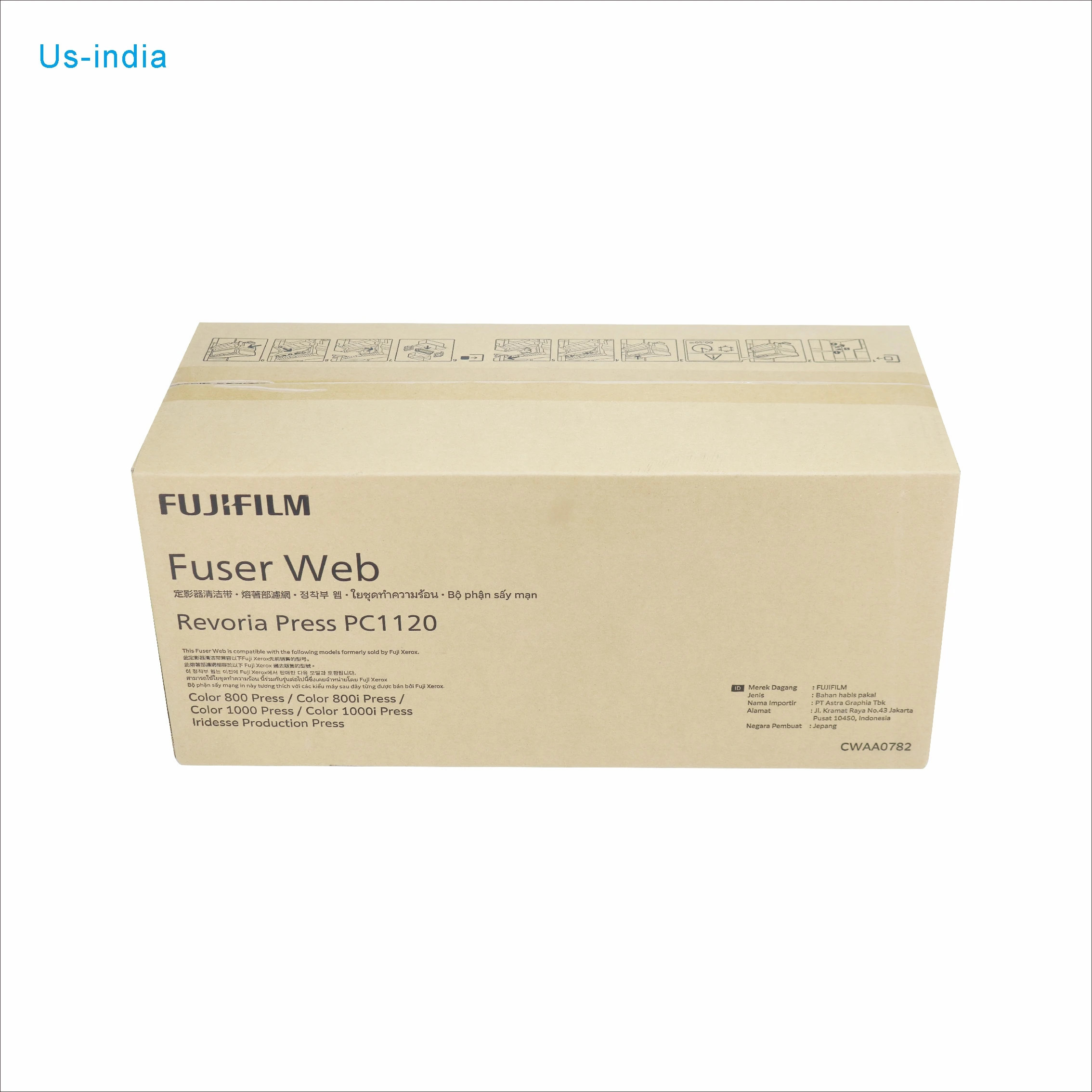 FUJIFILM  Fuser Web New Cleaning Paper Assembly Use For Color 800  800i 1000 1000i Press