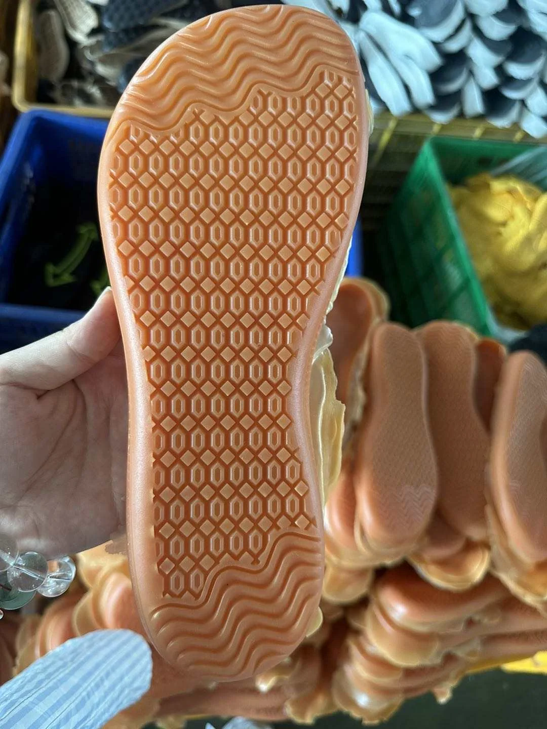 Barefoot Shoe Sole Zero Drop Rubber Sole Wide Toe Men Walking Barefoot Shoes Sole
