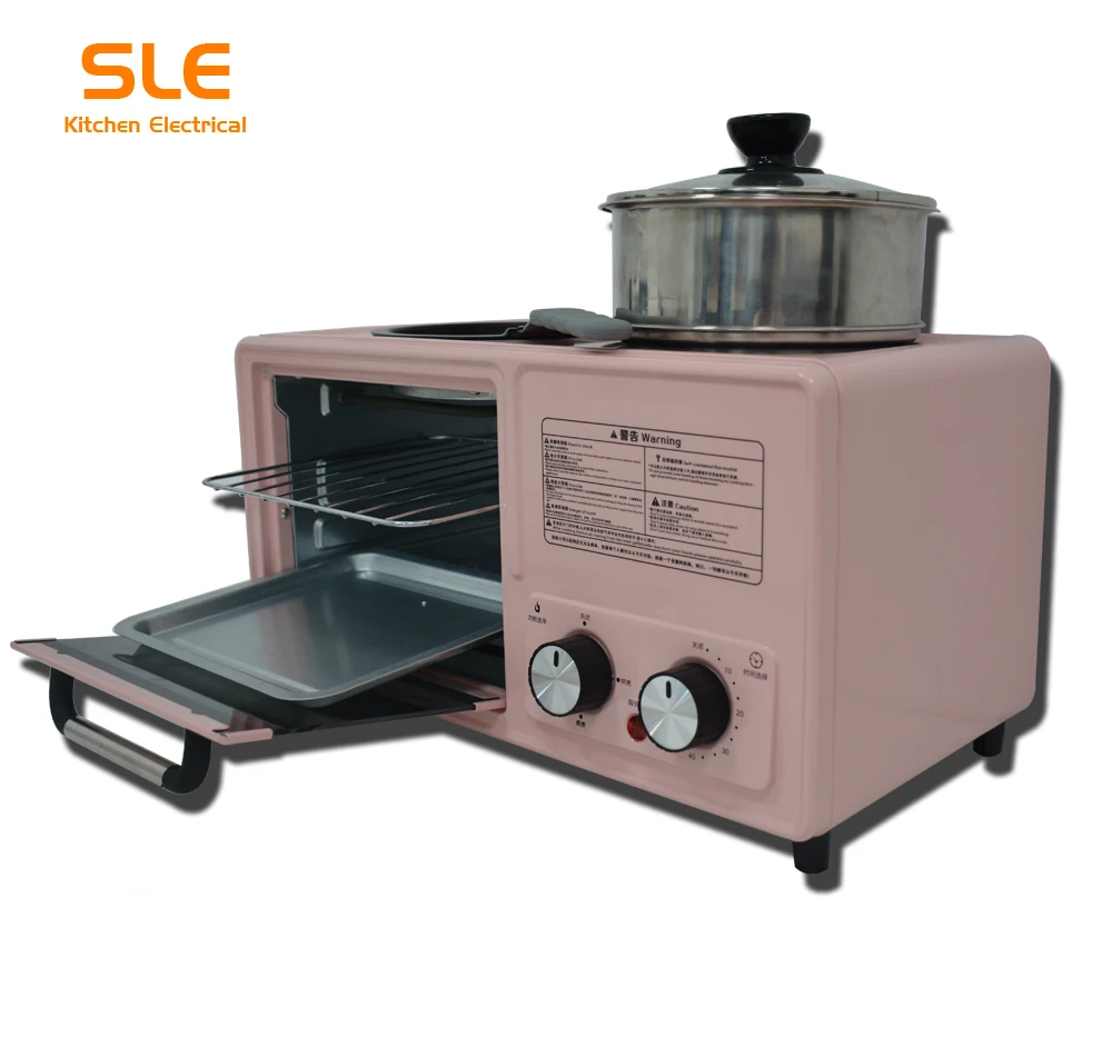 
SLE Popular new style 3 in 1 breakfast sandwich pizza maker for fast breakfast making 