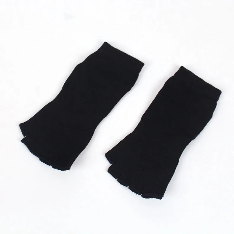 Good quality and price of 5 Toe invisible yoga sock custom toeless yoga socks